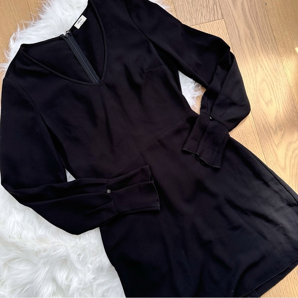 Wilfred Aritzia Black A-line Dress